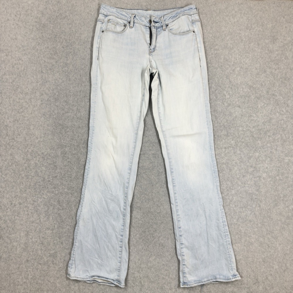 G Star Raw Jeans Womens 29x34 Light‎ Wash 3301 MID SKINNY BOOTCUT Stretch Denim